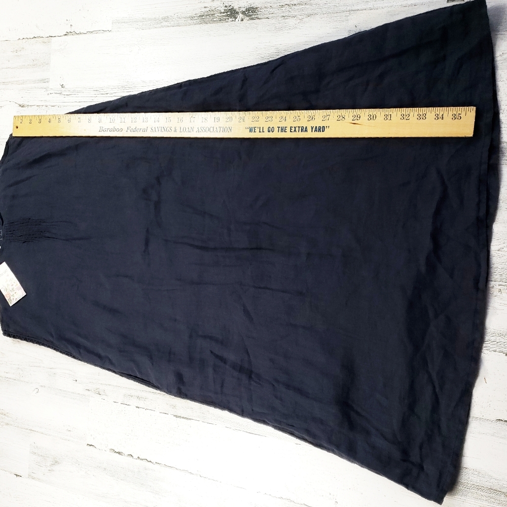 Johnny Was Night Sky Rima Linen Dress. NWT Size XS - Picture 7 of 10